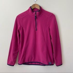 L.L. Bean Pullover Fleece Quarter Zip